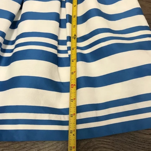 LOFT Women’s Full/Circle Striped Skirt Size 6 - Picture 7 of 8